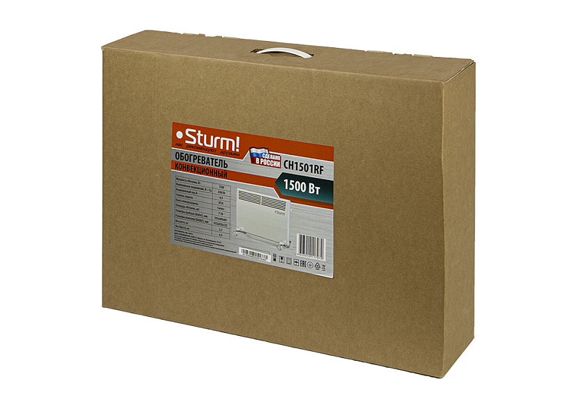 Конвектор Sturm! CH1501RF купить по цене 5&nbsp;150 ₽ в интернет магазине ТЕХСАД