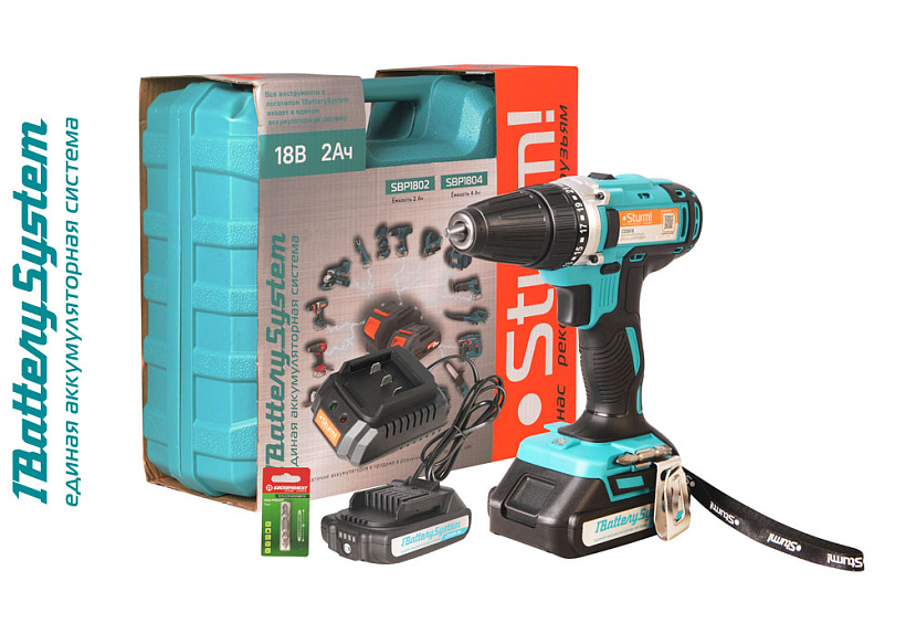 Аккумуляторный шуруповерт Sturm! CD3618 1BatterySystem купить по цене 7&nbsp;990 ₽ в интернет магазине ТЕХСАД