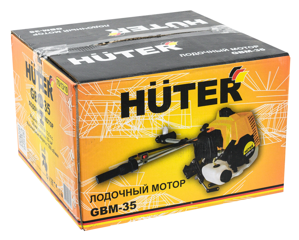 Лодочный мотор HUTER GBM-35 купить по цене 19&nbsp;090 ₽ в интернет магазине ТЕХСАД