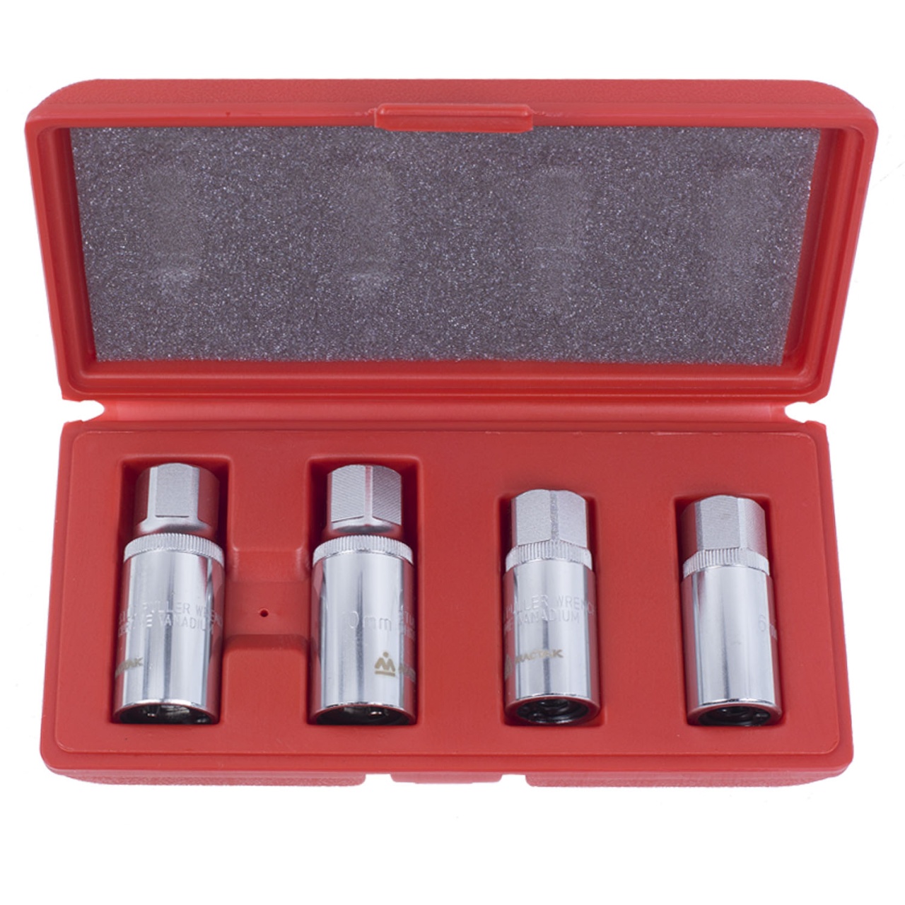 Набор шпильковертов роликовых, 6, 8, 10, 12 мм, 4 предмета МАСТАК 109-20004 купить по цене 2&nbsp;950 ₽ в интернет магазине ТЕХСАД