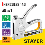 STAYER скобы тип 140, 300, 500, 36, степлер стальной 4 в 1 HERCULES-140 31510_z02 купить по цене 1&nbsp;320 ₽ в интернет магазине ТЕХСАД