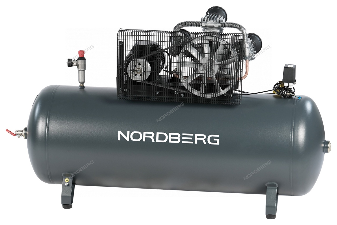 Компрессор поршневой, ременной NORDBERG NCP500/950 купить по цене 157&nbsp;065 ₽ в интернет магазине ТЕХСАД