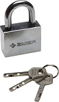 ЗУБР 50х38х20 мм, закаленная дужка, стальной корпус, замок навесной 3710-50_z01 купить по цене 720 ₽ в интернет магазине ТЕХСАД