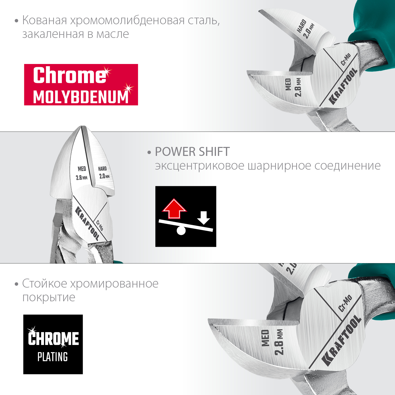 KRAFTOOL 4 шт, набор губцевого инструмента 22012 купить по цене 6&nbsp;300 ₽ в интернет магазине ТЕХСАД