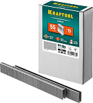 KRAFTOOL скобы тип 55, 15 мм, скобы для степлера узкие 31789-15 купить по цене 1&nbsp;370 ₽ в интернет магазине ТЕХСАД