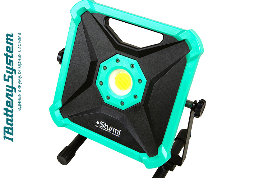 Фонарь-прожектор Sturm! 4053-01-2000 1BatterySystem купить по цене 3&nbsp;930 ₽ в интернет магазине ТЕХСАД