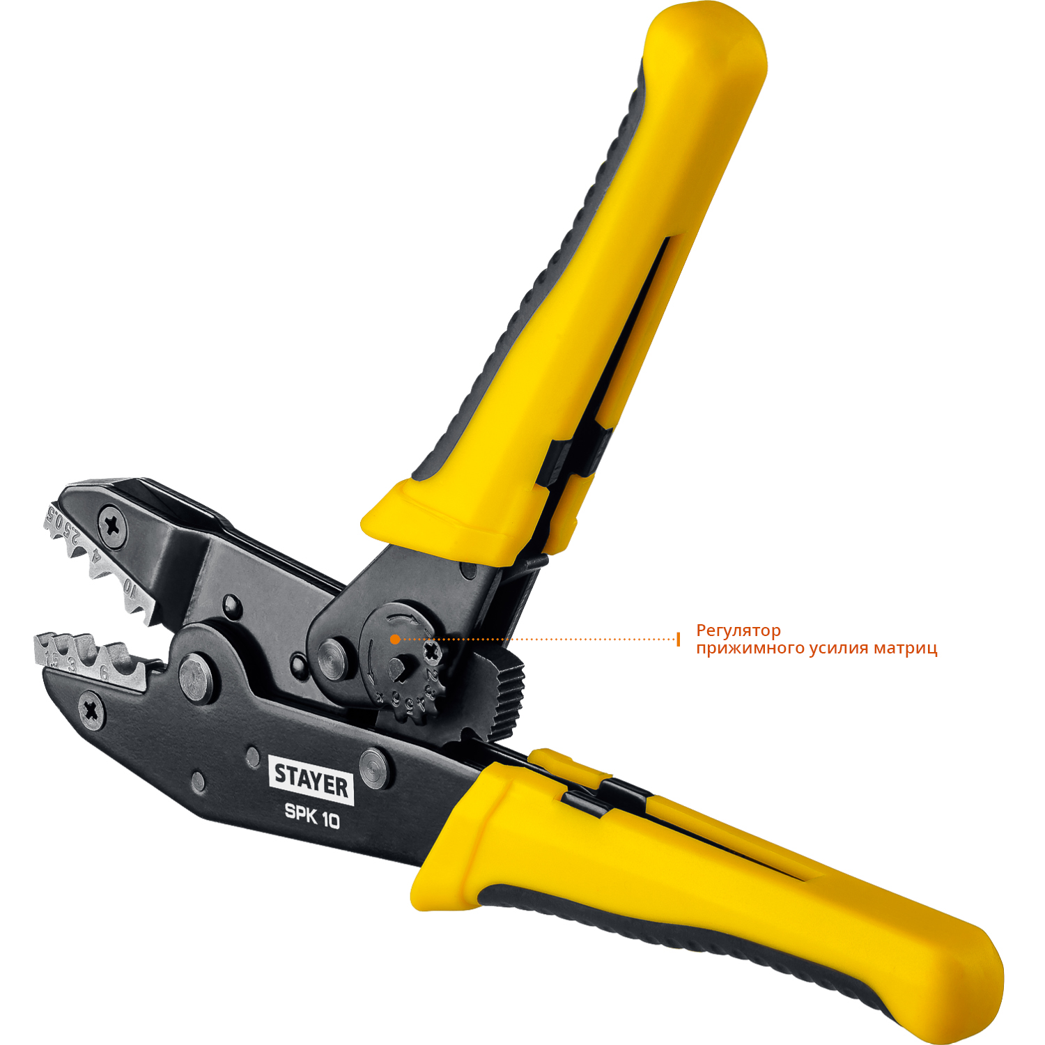 STAYER 0.5-10 мм², для медных наконечников и гильз, пресс-клещи 45440 Professional купить по цене 1&nbsp;490 ₽ в интернет магазине ТЕХСАД