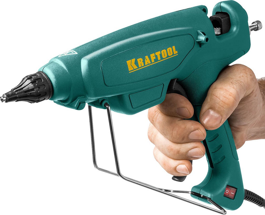 KRAFTOOL 12 мм, 220 Вт, пистолет термоклеящий, электрический PRO 06843-220-12 купить по цене 668 ₽ в интернет магазине ТЕХСАД