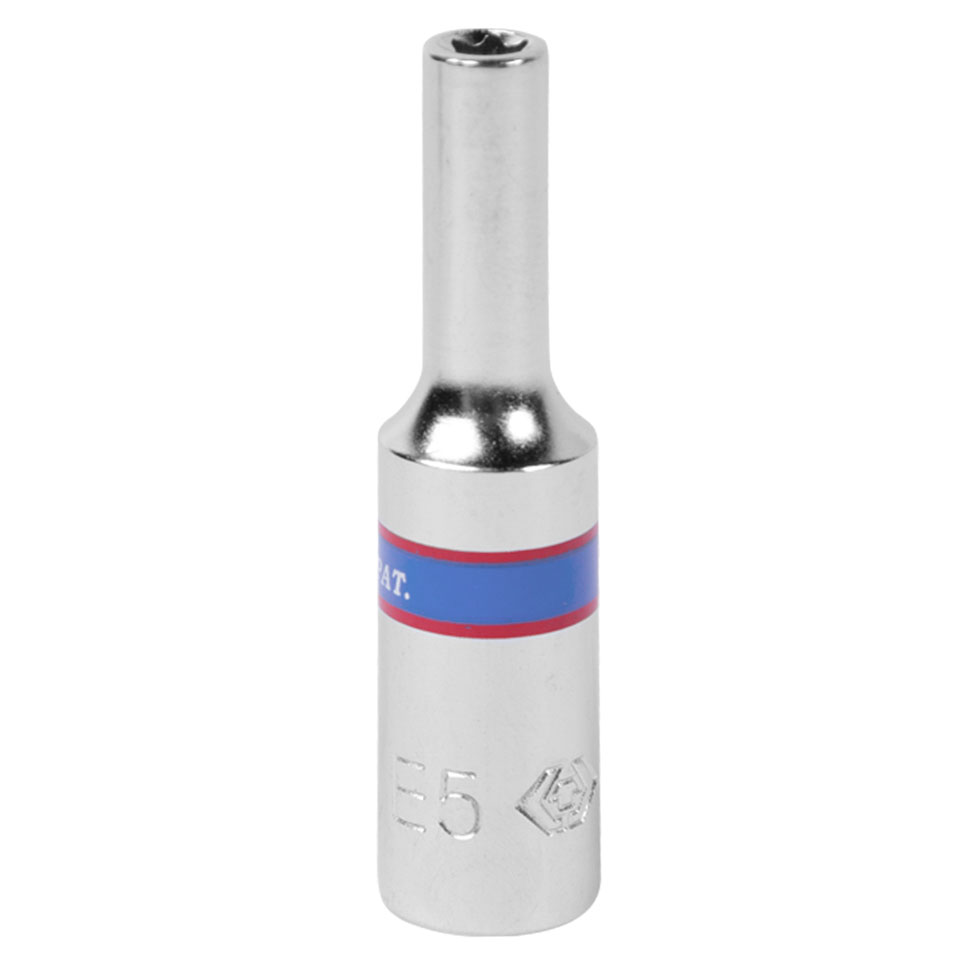 Головка торцевая TORX Е-стандарт 1/4'', E5, L = 50 мм KING TONY 227505M купить по цене 220 ₽ в интернет магазине ТЕХСАД