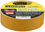 STAYER 38 мм х 5 м, основа полипропиленовая, двусторонняя клейкая лента (скотч) 1221-38-05 купить по цене 129 ₽ в интернет магазине ТЕХСАД