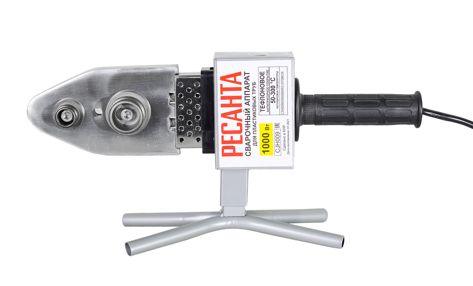Аппарат для сварки ПВХ труб Ресанта АСПТ-1000А купить по цене 1&nbsp;790 ₽ в интернет магазине ТЕХСАД