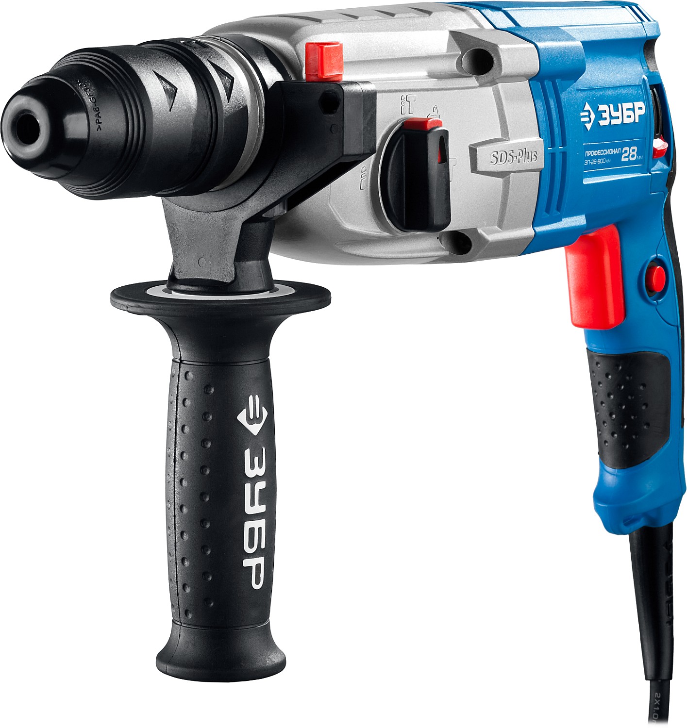 ЗУБР 800 Вт, 0-1200 об/мин, 0-4800 уд/мин, кейс, перфоратор горизонтальный ЗП-28-800 КМ Профессионал купить по цене 9&nbsp;550 ₽ в интернет магазине ТЕХСАД