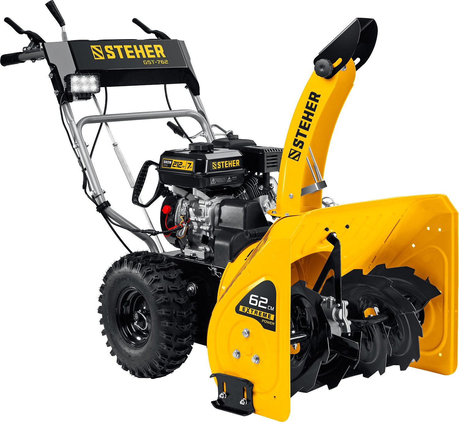 STEHER 62 см, снегоуборщик бензиновый EXTREM GST-762 купить по цене 71&nbsp;630 ₽ в интернет магазине ТЕХСАД