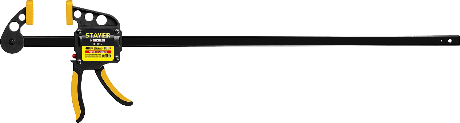 STAYER 600х60 мм, струбцина пистолетная HERCULES-P HP-60/6 32242-60 Professional купить по цене 940 ₽ в интернет магазине ТЕХСАД