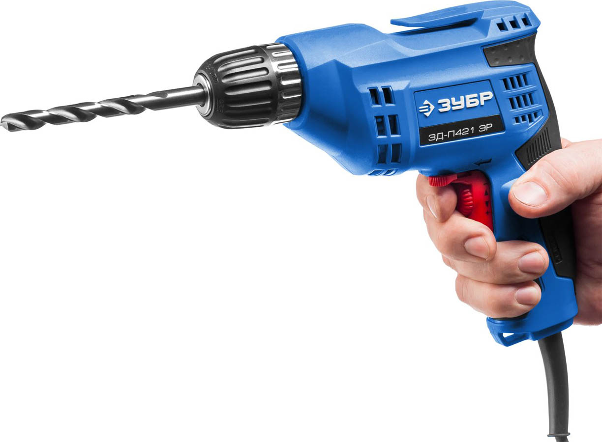 ЗУБР 420 Вт, дрель безударная реверсивная ЗД-П421 ЭР Профессионал купить по цене 3&nbsp;700 ₽ в интернет магазине ТЕХСАД