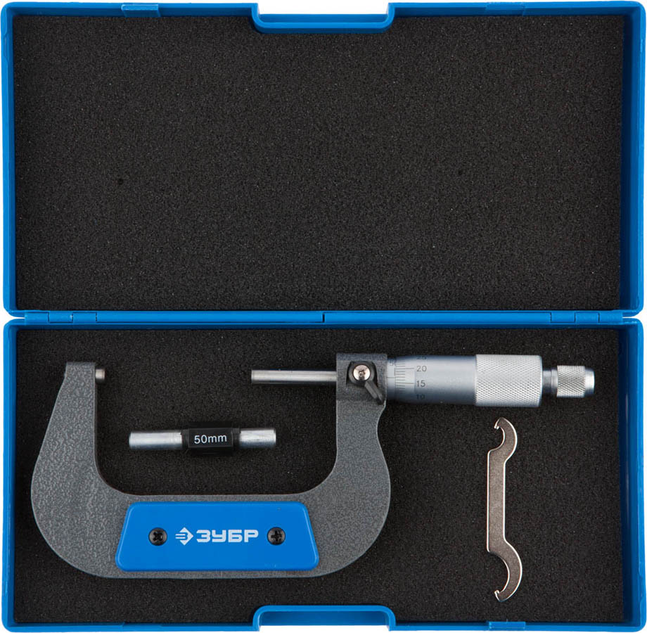 ЗУБР 50-75 мм, микрометр механический 34480-75_z01 Эксперт купить по цене 3&nbsp;005 ₽ в интернет магазине ТЕХСАД