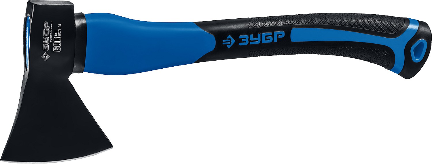 ЗУБР 600 г., топор с фиберглассовой рукояткой 360 мм 2061-06_z01 Профессионал купить по цене 645 ₽ в интернет магазине ТЕХСАД