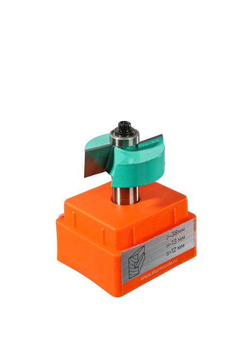 RB12-121338 Фреза фальцевая с подшипником DxHxL 38x13x60 мм, хв.12 Sturm! купить по цене 440 ₽ в интернет магазине ТЕХСАД