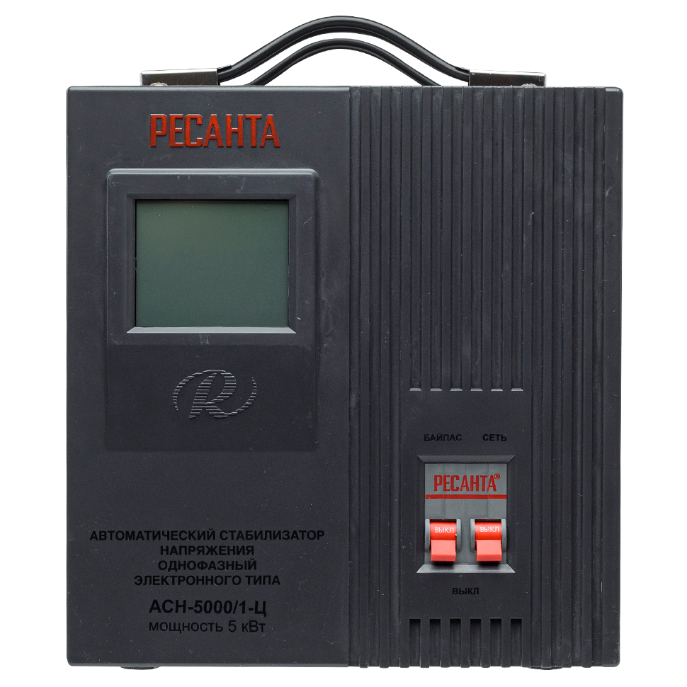 Стабилизатор напряжения РЕСАНТА АСН-5000/1-Ц купить по цене 10&nbsp;790 ₽ в интернет магазине ТЕХСАД