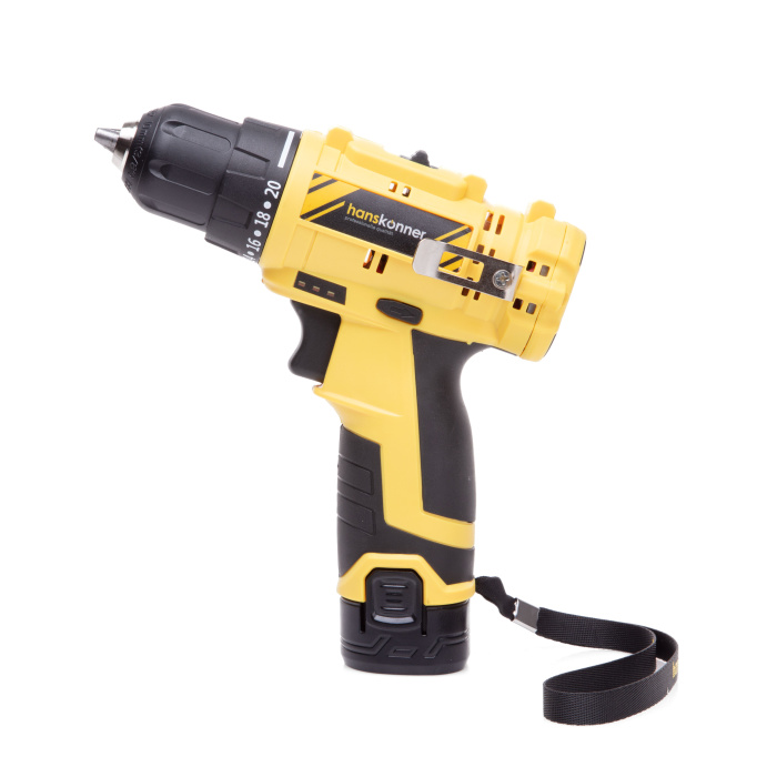 Аккумуляторный шуруповерт Hanskonner HCD1230R купить по цене 9&nbsp;450 ₽ в интернет магазине ТЕХСАД
