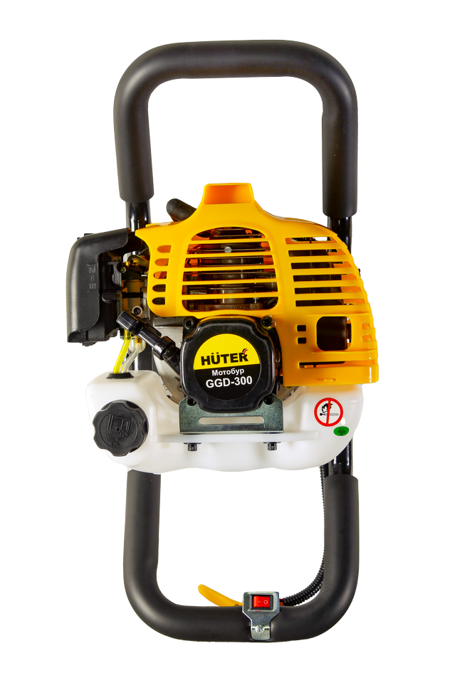 Мотобур HUTER GGD-300 купить по цене 10&nbsp;632 ₽ в интернет магазине ТЕХСАД