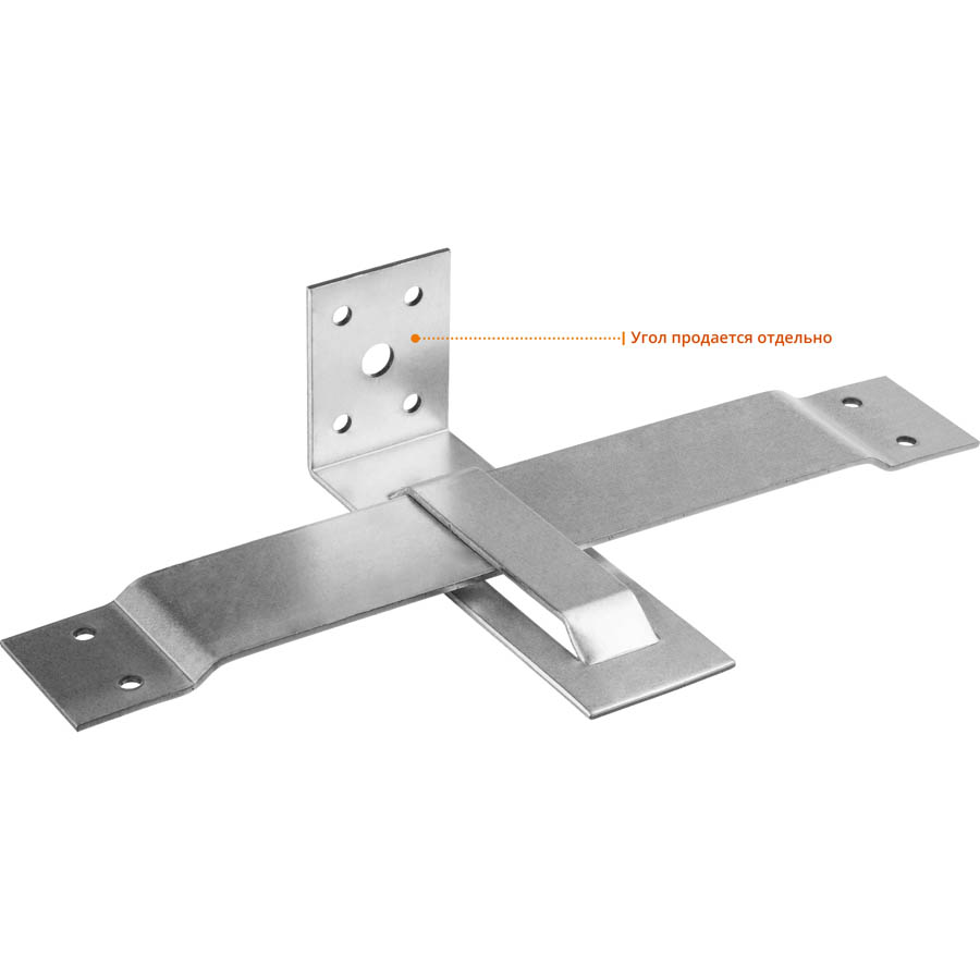 ЗУБР 40 х 250(190) х 2 мм, пластина, скользящая опора для стропил СОС-2.0 310166-190 купить по цене 77 ₽ в интернет магазине ТЕХСАД