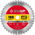 ЗУБР 180 x 20/16 мм, 40Т, диск пильный по дереву Оптимальный рез 36912-180-20-40_z01 купить по цене 890 ₽ в интернет магазине ТЕХСАД