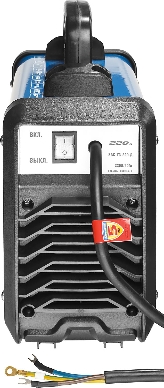 ЗУБР 10-220 А, ММА, IGBT, инвертор сварочный ЗАС-Т3-220-Д Профессионал купить по цене 13&nbsp;255 ₽ в интернет магазине ТЕХСАД