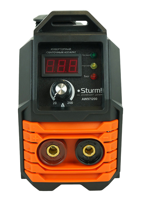 Сварочный инвертор Sturm! AW97I200 купить по цене 8&nbsp;950 ₽ в интернет магазине ТЕХСАД