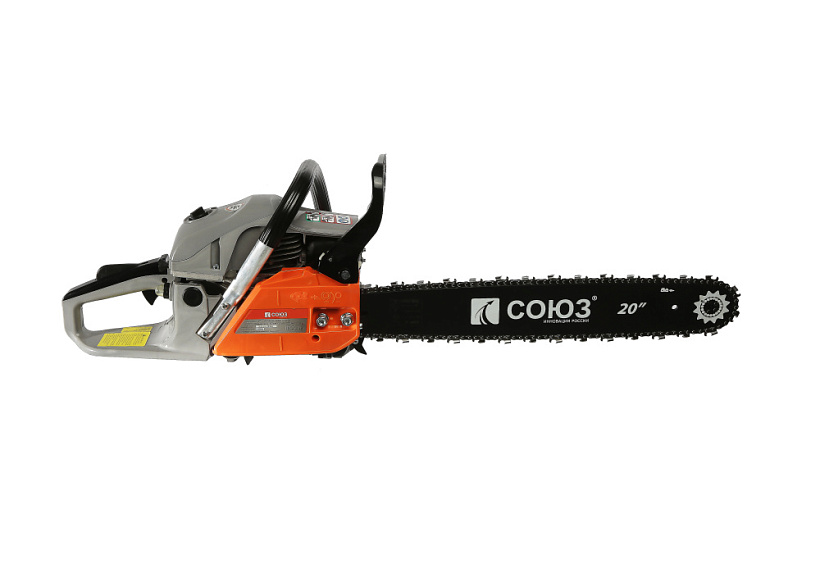 Бензопила СОЮЗ ПТС-99520Т купить по цене 7&nbsp;990 ₽ в интернет магазине ТЕХСАД