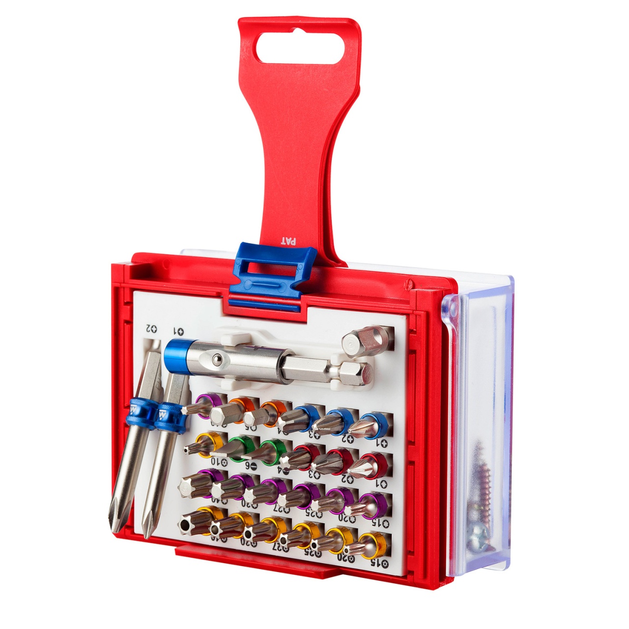 Набор вставок (бит) 1/4'', PH, PZ, Hex, Torx, Slotted, 28 предметов МАСТАК 058-11028C купить по цене 2&nbsp;600 ₽ в интернет магазине ТЕХСАД