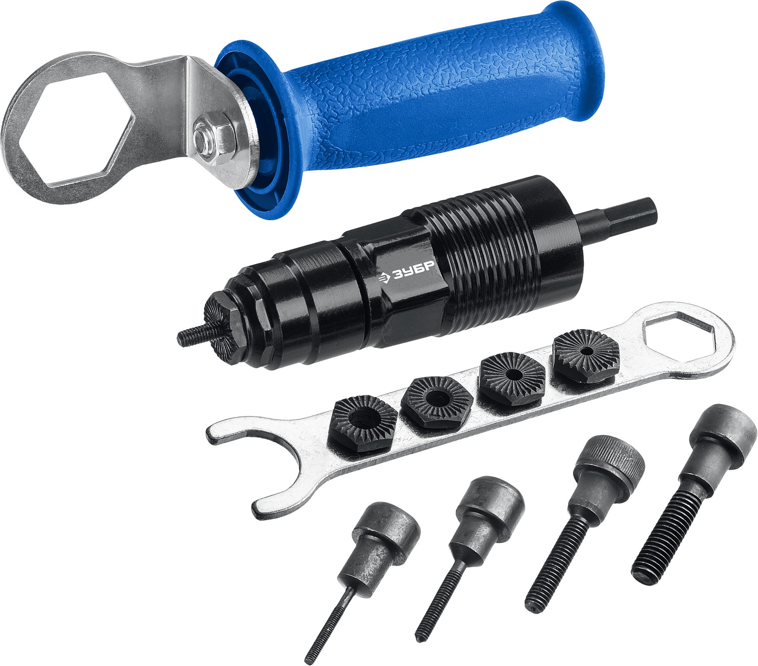 ЗУБР насадка-заклепочник на шуруповерт НР-М8 31221 Профессионал купить по цене 5&nbsp;570 ₽ в интернет магазине ТЕХСАД