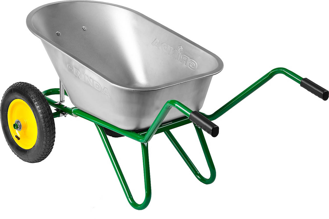 GRINDA 90 л, 180 кг, двухколесная, тачка садово-строительная 422397_z01 купить по цене 3&nbsp;002 ₽ в интернет магазине ТЕХСАД