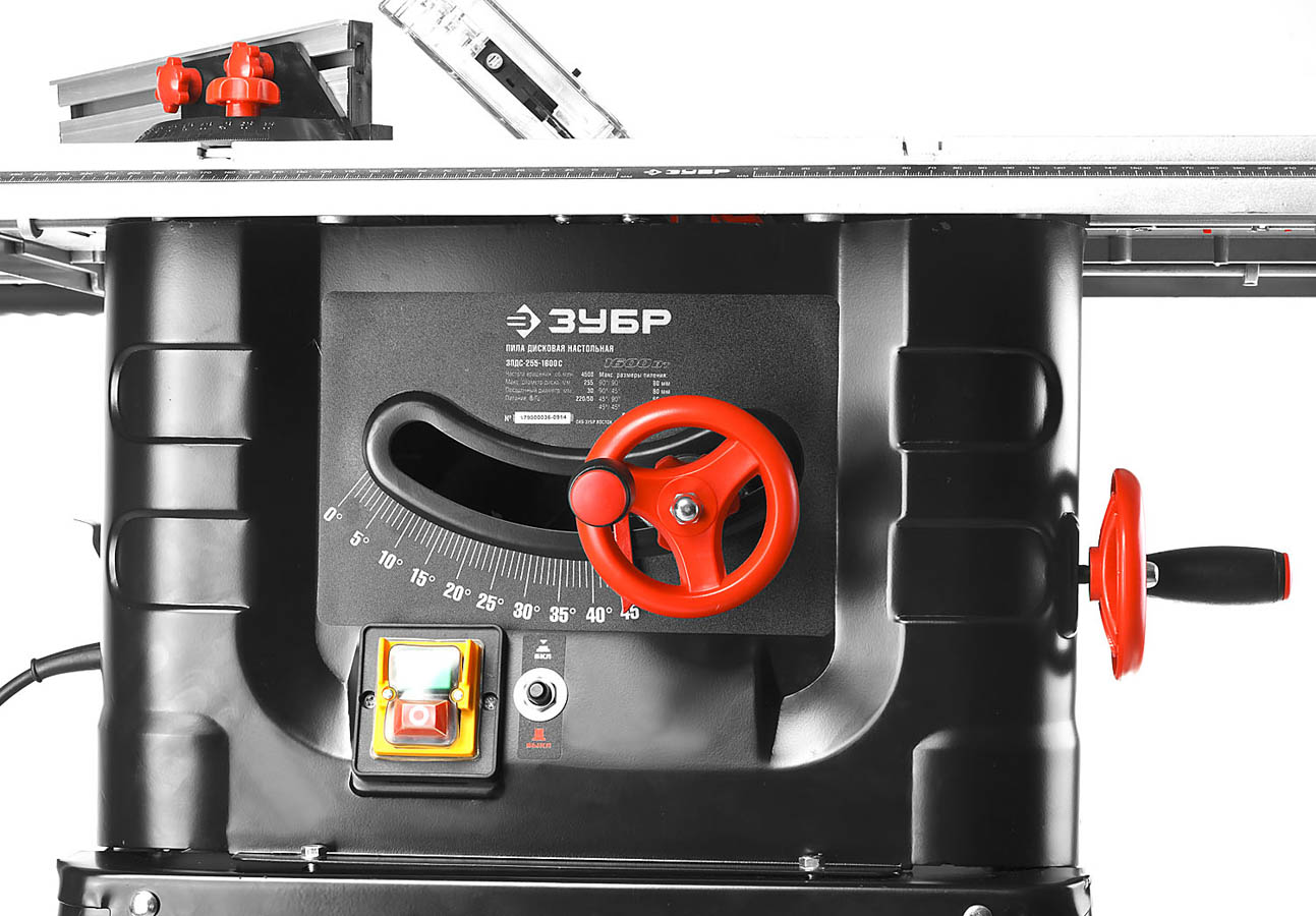 ЗУБР 1600 Вт, 4500 об/мин, Ø 255 мм, пила дисковая настольная ЗПДС-255-1600С Мастер купить по цене 37&nbsp;780 ₽ в интернет магазине ТЕХСАД
