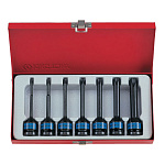 Набор ударных торцевых насадок 1/2'', TORX, Т25-Т60 мм, L = 100 мм, 7 предметов KING TONY 4467PP купить по цене 4&nbsp;880 ₽ в интернет магазине ТЕХСАД