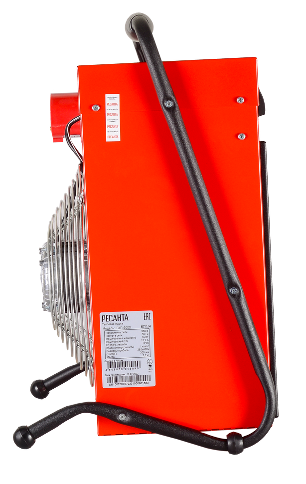 Электрическая теплопушка РЕСАНТА ТЭП-9000 купить по цене 11&nbsp;090 ₽ в интернет магазине ТЕХСАД