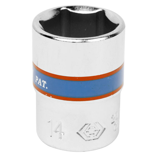 Головка торцевая стандартная шестигранная 1/4'', 14 мм KING TONY 233514M купить по цене 140 ₽ в интернет магазине ТЕХСАД
