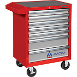 Тележка инструментальная, 7 полок, 'ПРИМА', красная МАСТАК 521-07581R купить по цене 75&nbsp;700 ₽ в интернет магазине ТЕХСАД