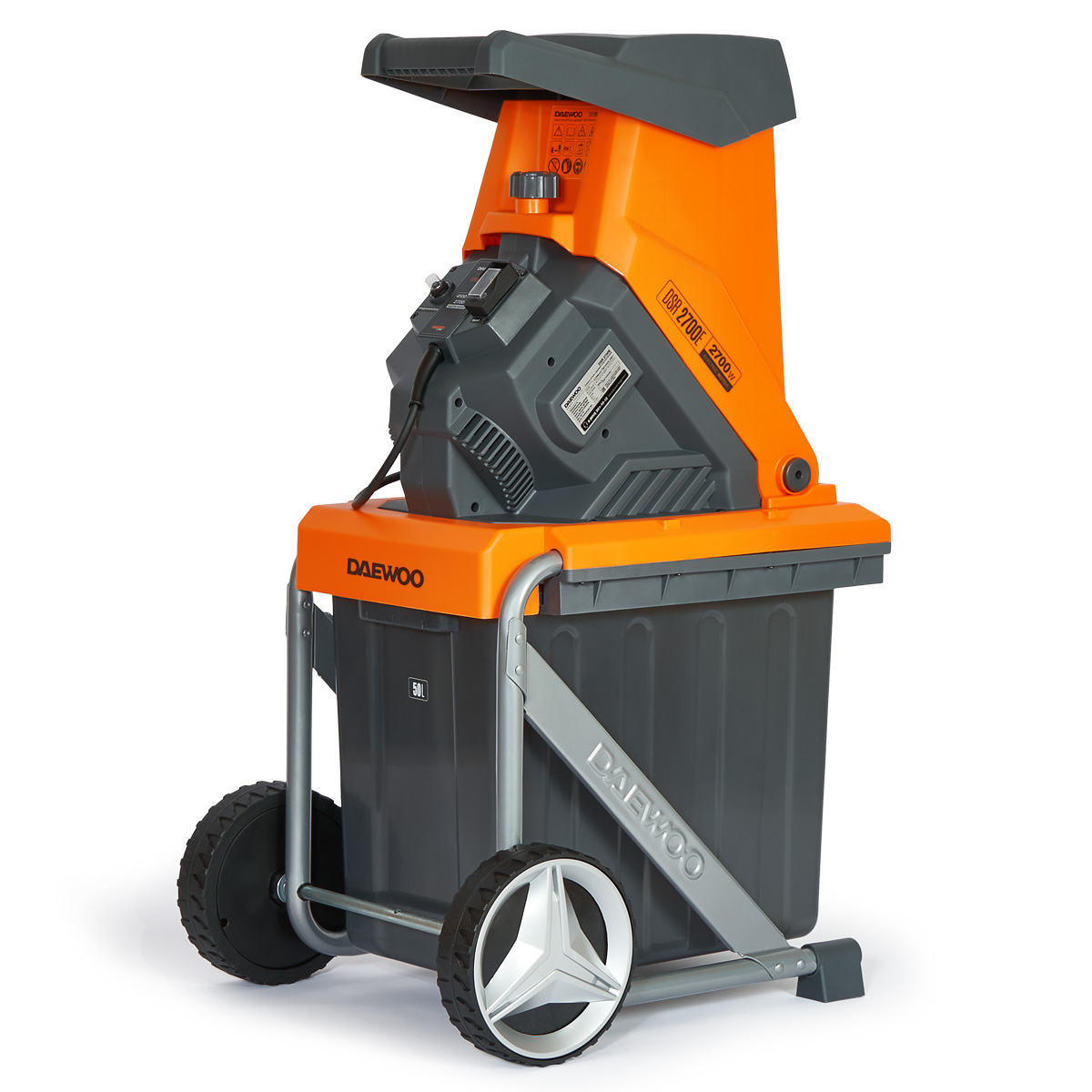 Измельчитель садовый электрический DAEWOO DSR 2700E купить по цене 19&nbsp;990 ₽ в интернет магазине ТЕХСАД