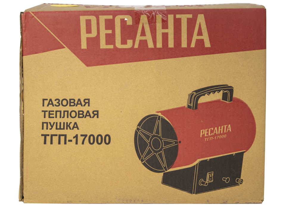 Газовая тепловая пушка Ресанта ТГП-17000 купить по цене 8&nbsp;190 ₽ в интернет магазине ТЕХСАД