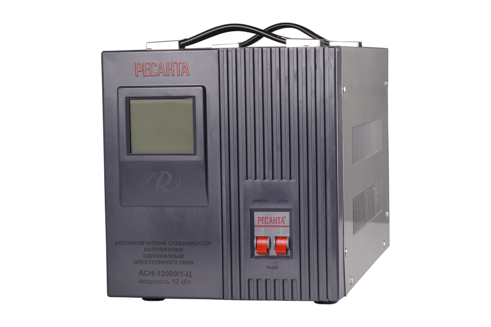 Стабилизатор напряжения РЕСАНТА АСН-12000/1-Ц купить по цене 22&nbsp;790 ₽ в интернет магазине ТЕХСАД