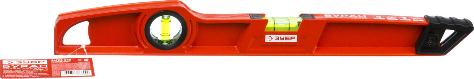 ЗУБР 400 мм, уровень литой усиленный Буран 34723-040 купить по цене 1&nbsp;310 ₽ в интернет магазине ТЕХСАД