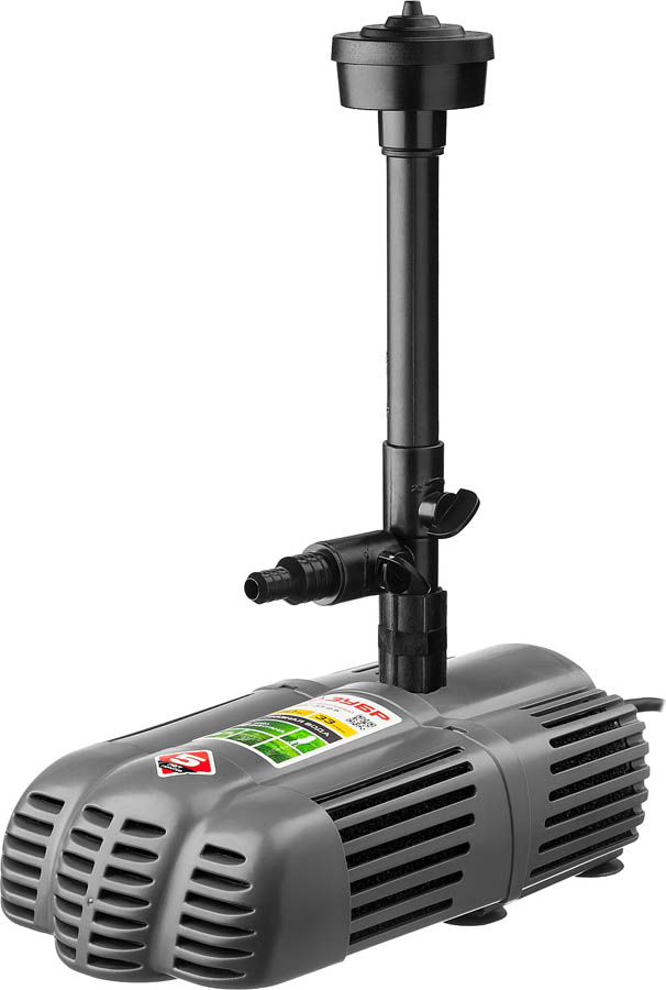 ЗУБР 50 Вт, 33 л/мин, насос фонтанный ЗНФГ-33-2.5 купить по цене 5&nbsp;090 ₽ в интернет магазине ТЕХСАД