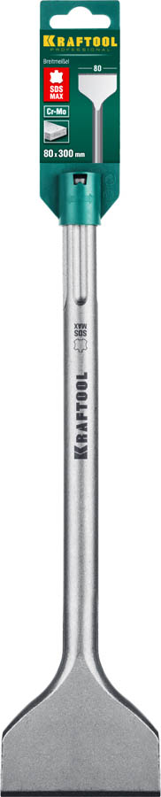 KRAFTOOL 300 мм, SDS-max, лопаточное зубило 29335-80-300_z01 купить по цене 1&nbsp;360 ₽ в интернет магазине ТЕХСАД