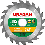 URAGAN 185 x 30/20 мм, 24Т, диск пильный по дереву 36800-185-30-24_z01Fast купить по цене 460 ₽ в интернет магазине ТЕХСАД