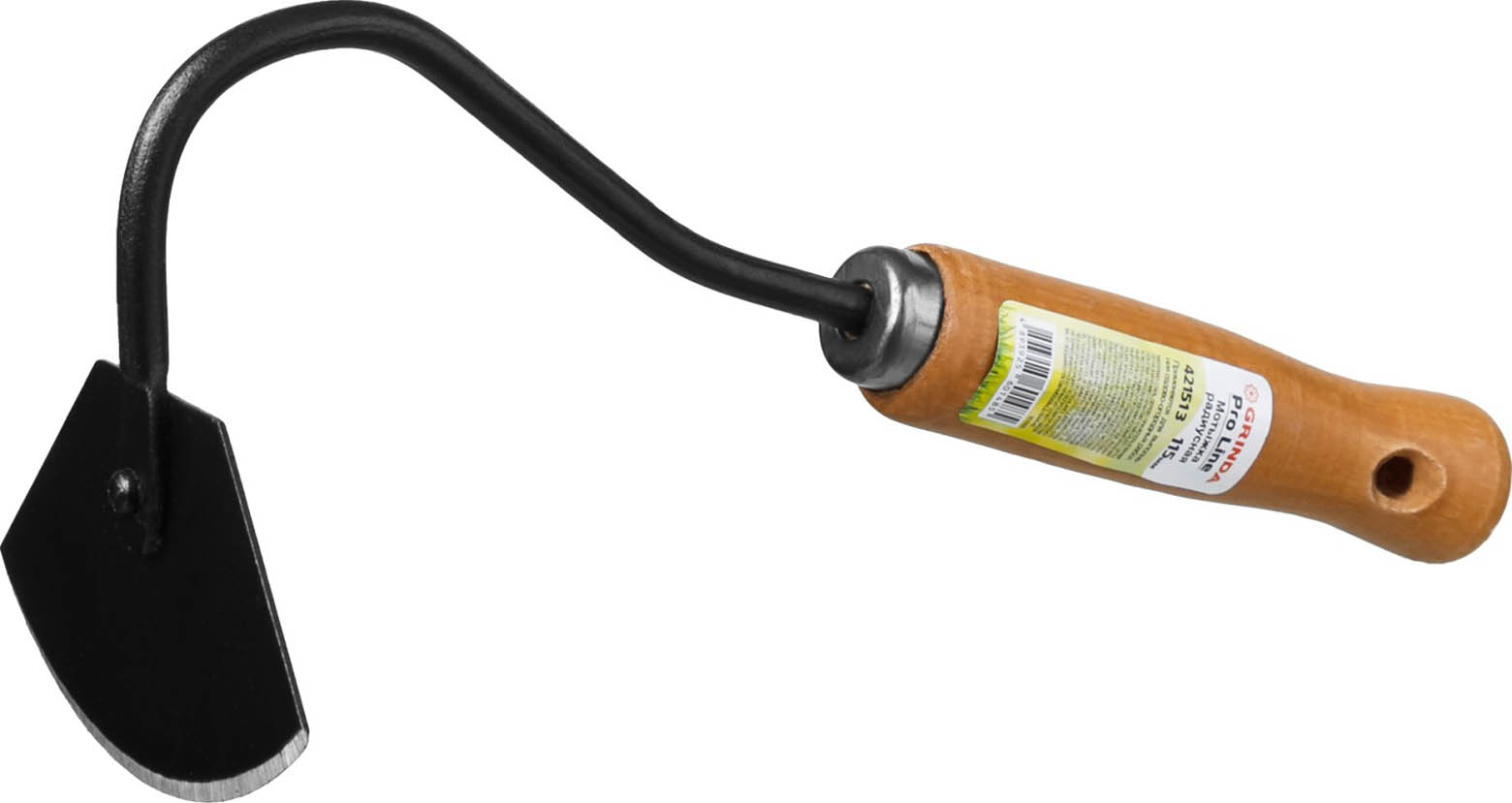 GRINDA 65х115х275 мм, деревянная ручка, мотыжка радиусная ProLine 421513 купить по цене 390 ₽ в интернет магазине ТЕХСАД