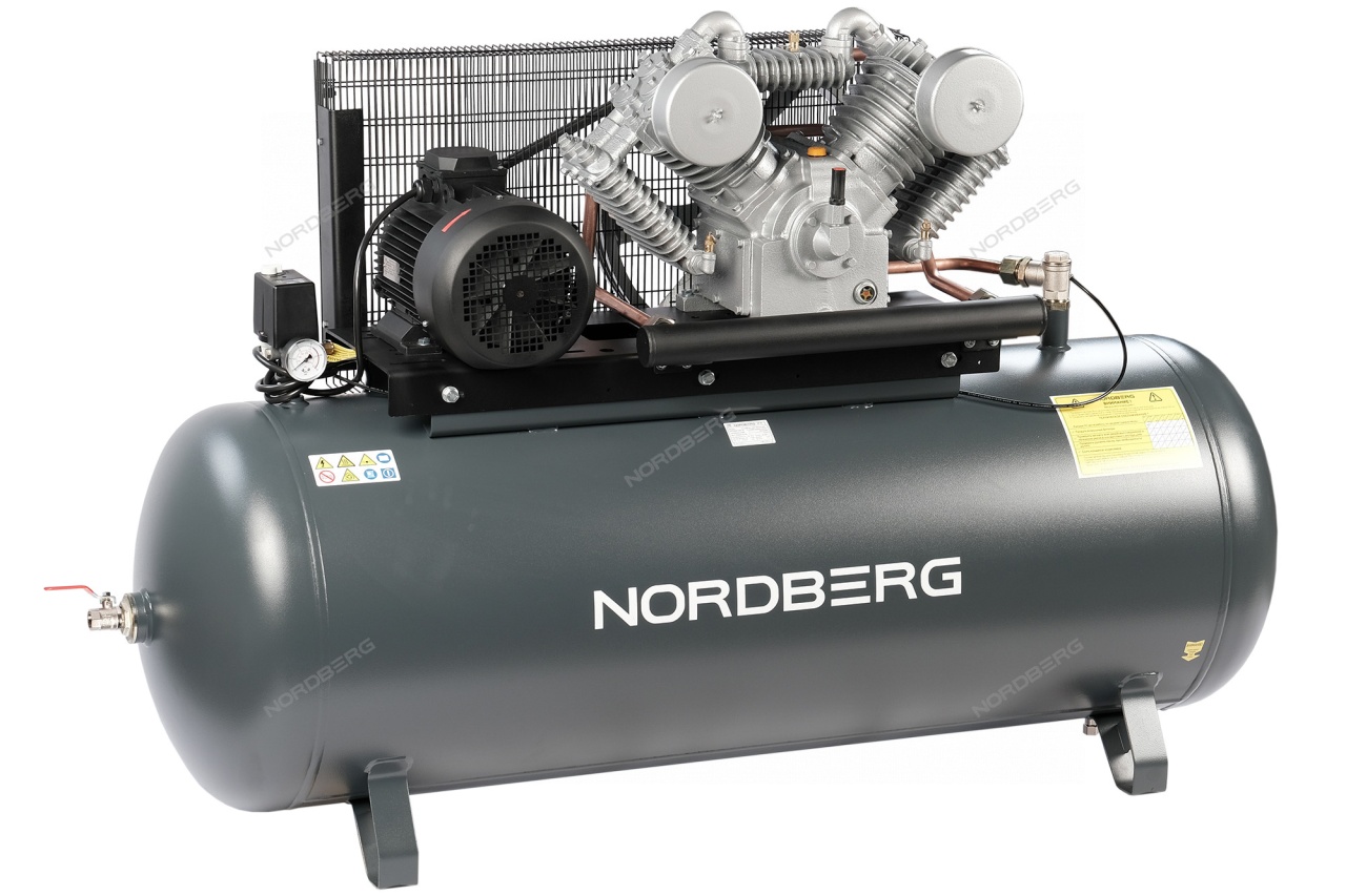 Компрессор поршневой, ременной NORDBERG NCP500/1000-16 купить по цене 264&nbsp;962 ₽ в интернет магазине ТЕХСАД