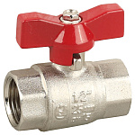 ЗУБР Ø 1/2'', ручка ''бабочка'', кран шаровой полнопроходной ''мама-мама'' 51353-N-1/2 купить по цене 226 ₽ в интернет магазине ТЕХСАД