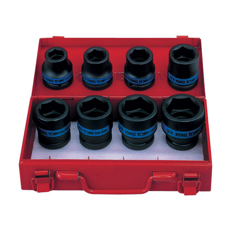 Набор ударных торцевых головок 3/4'', шестигранные, 19-38 мм, 8 предметов KING TONY 6408MP10 купить по цене 7&nbsp;790 ₽ в интернет магазине ТЕХСАД