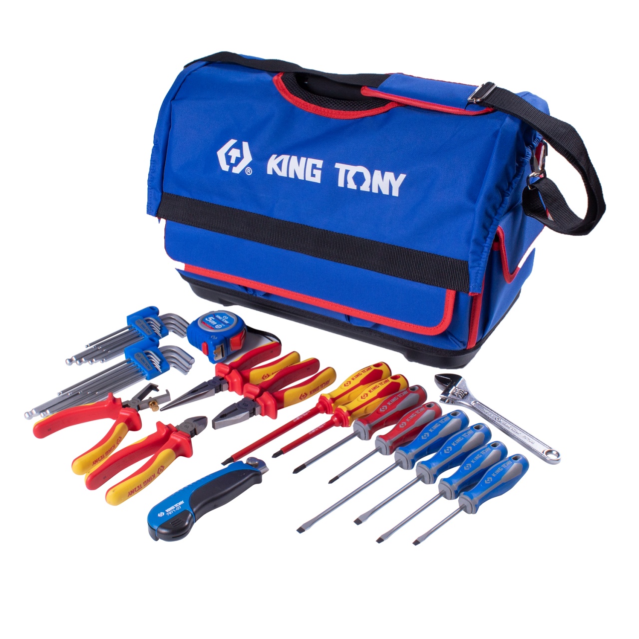 Набор инструментов электрика, 33 предмета KING TONY 91333MQ купить по цене 28&nbsp;750 ₽ в интернет магазине ТЕХСАД
